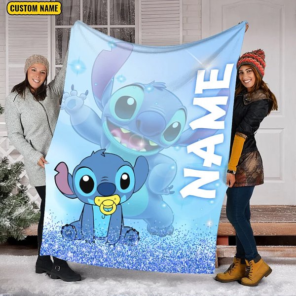 wholesale customize child's favorite Stitch blanket