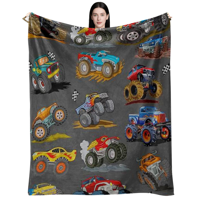 Wholesale toy car pattern blankets at favorable prices. Any pattern can be customized