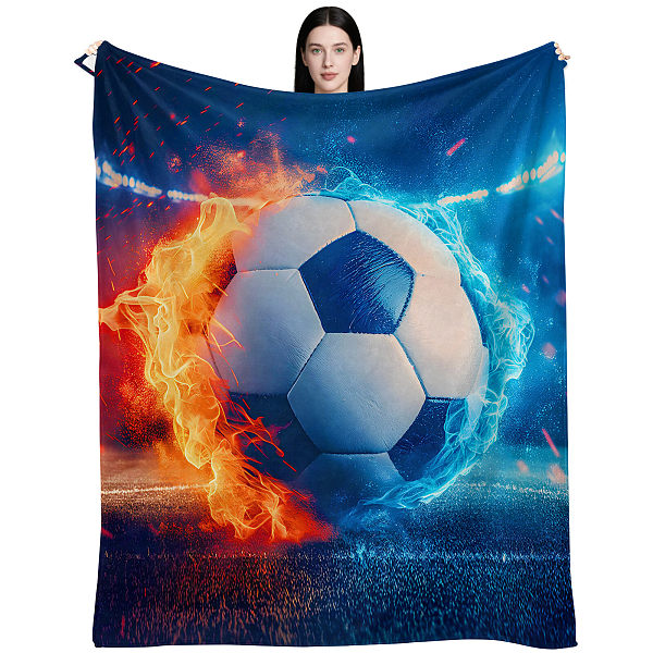 wholesale football-patterned blankets,comfortable,warm and soft