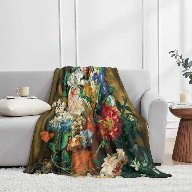 Wholesale flower-patterned blankets at favorable prices. Any pattern can be customized