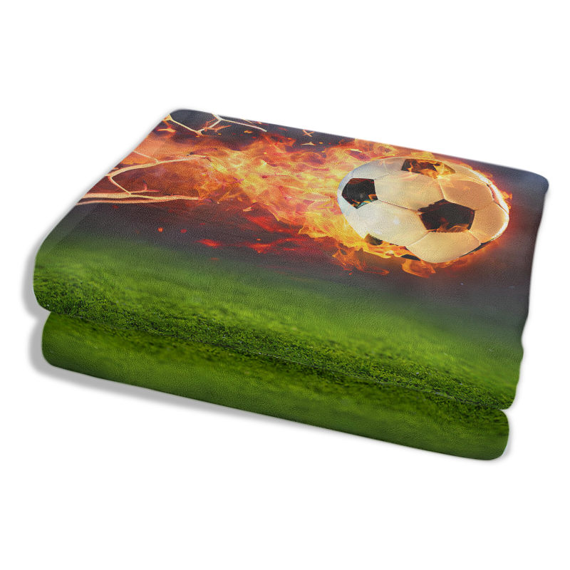 Wholesale fire football pattern blankets at favorable prices