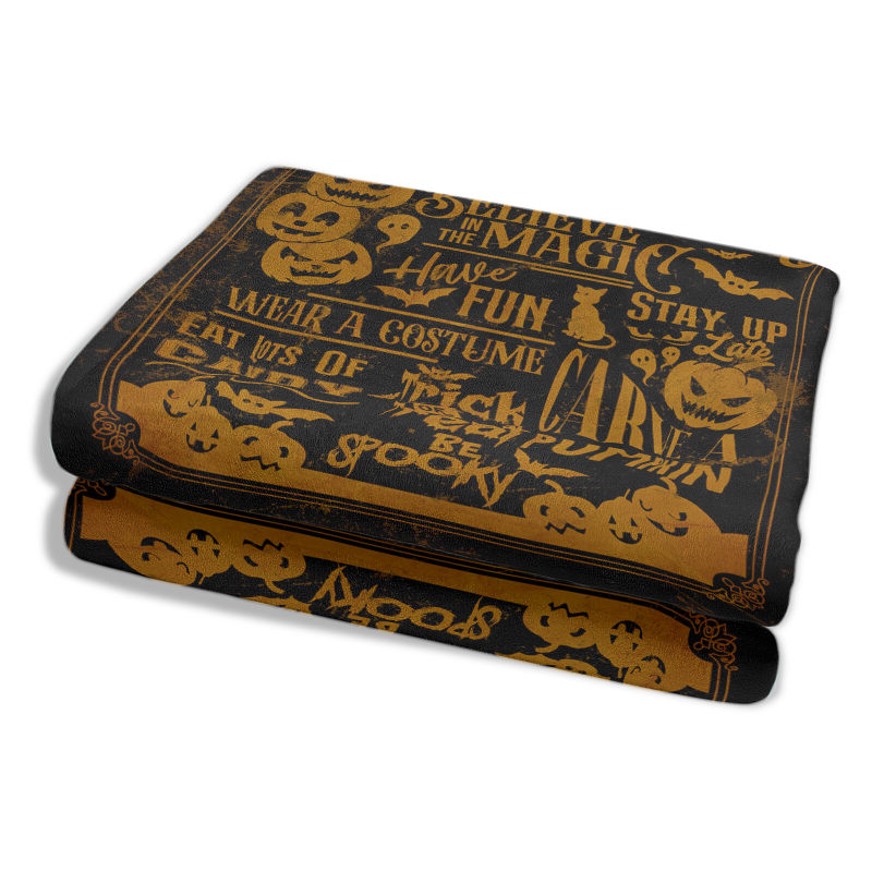 Wholesale Halloween-patterned blankets at discounted prices