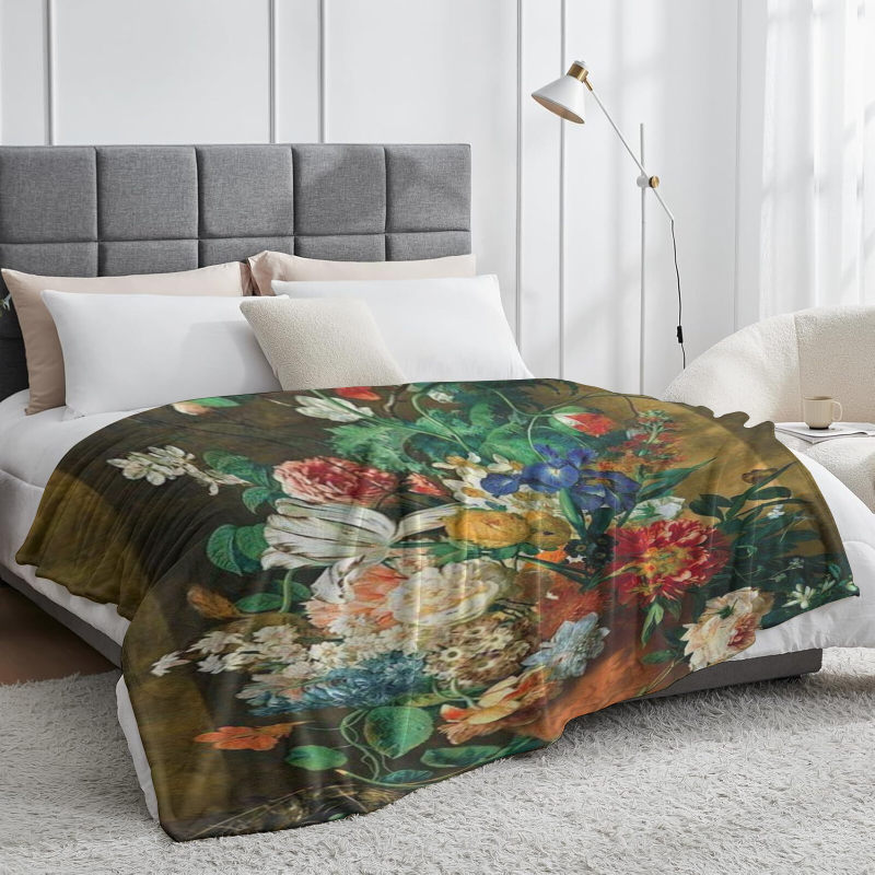 Wholesale flower-patterned blankets at favorable prices. Any pattern can be customized