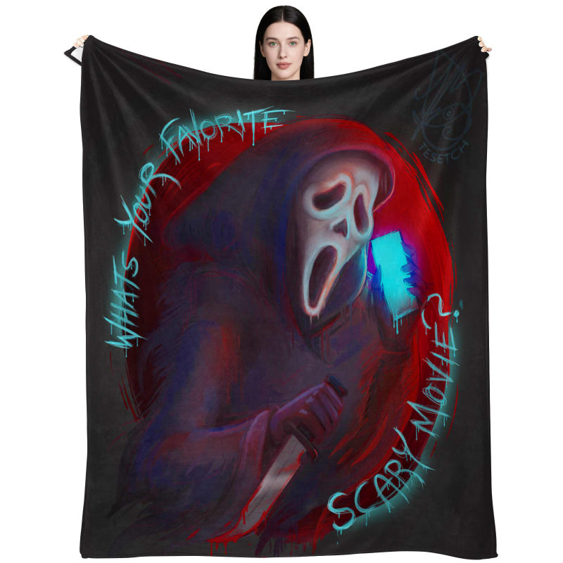 wholesale Death God pattern blankets, wholesale prices are favorable