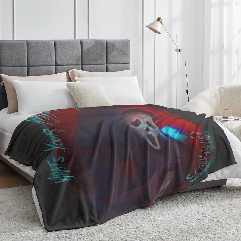 wholesale Death God pattern blankets, wholesale prices are favorable