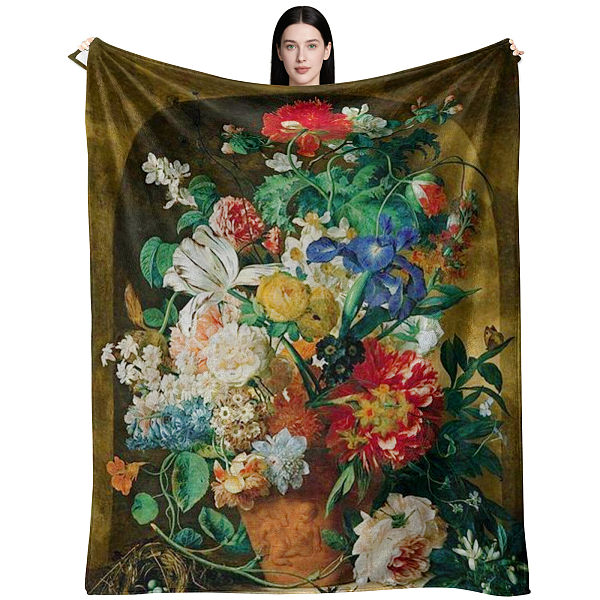 Wholesale flower-patterned blankets at favorable prices. Any pattern can be customized