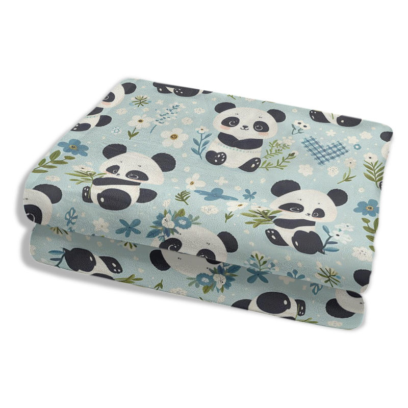 Wholesale of cute panda pattern blankets at discounted prices