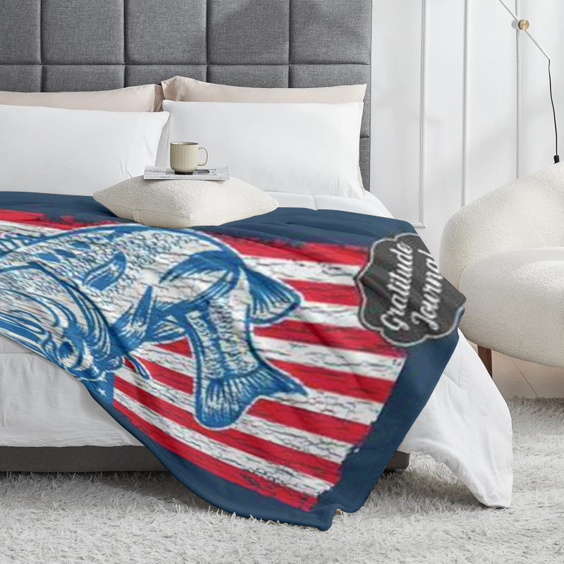 Wholesale big fish pattern blankets at favorable prices.any pattern can be customized