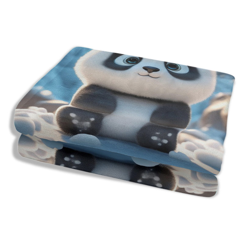 Panda pattern blankets,wholesale prices are favorable