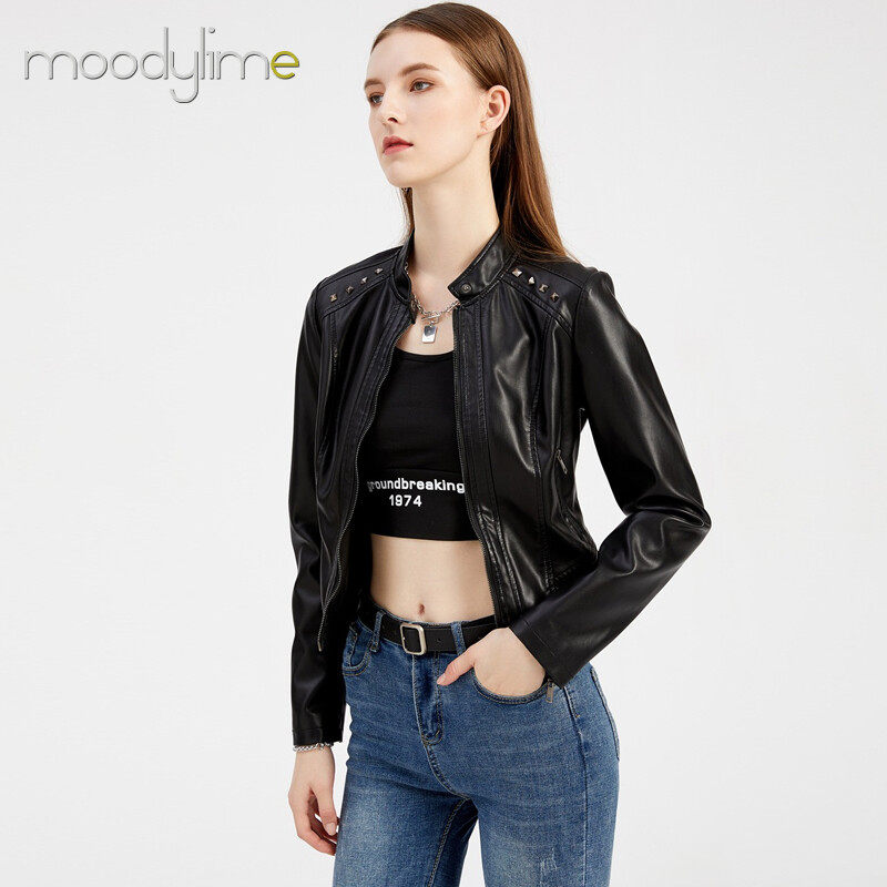 Originals Tall Beppe leather  Biker jacket