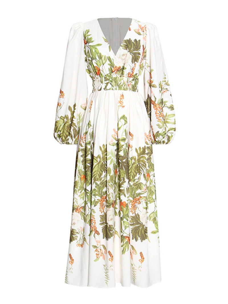 Allover Floral  Maxi  Dress