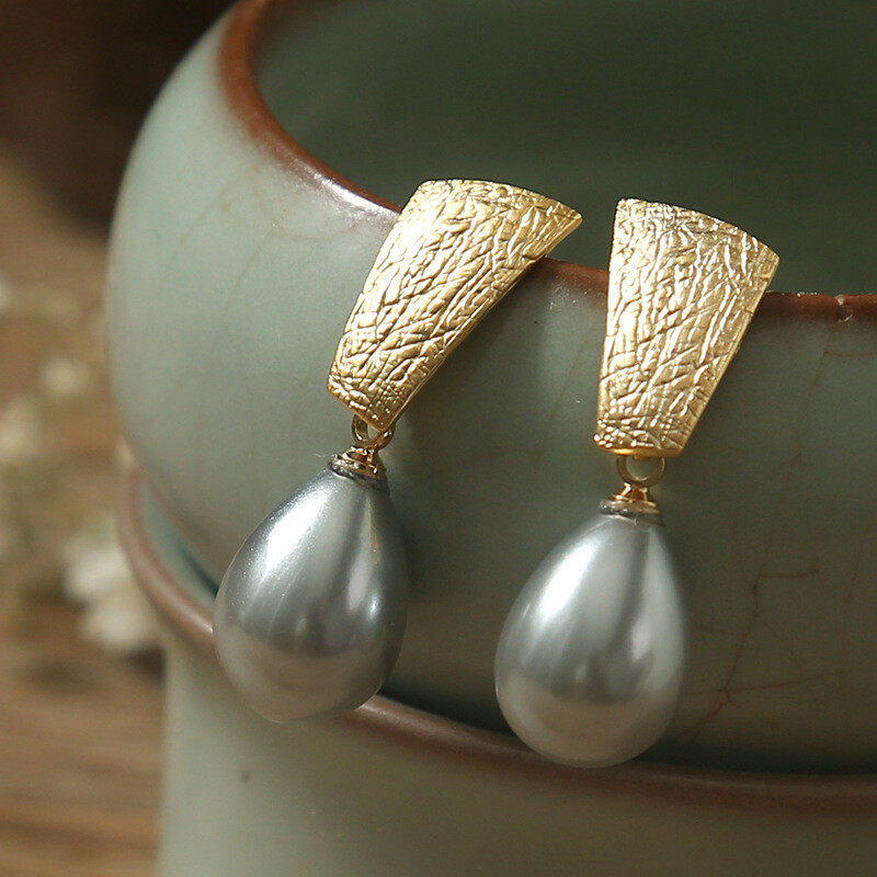 Pearl earrings