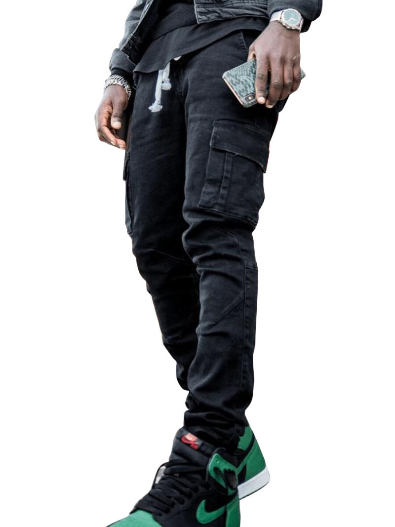 Skinny Jeans In Flat Mid Wash With Zipper On Bottom