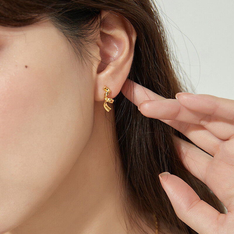 S925 18K earrings