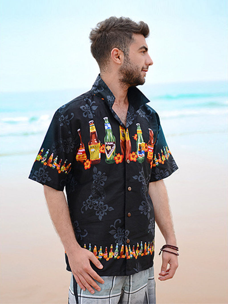 Camper Revere Collar Shirt In Mulit  Print