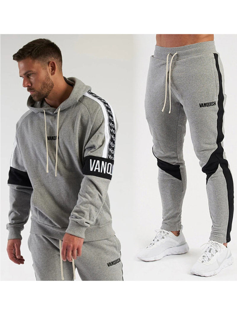 Organic tracksuit With Hoodie & Side Stripe