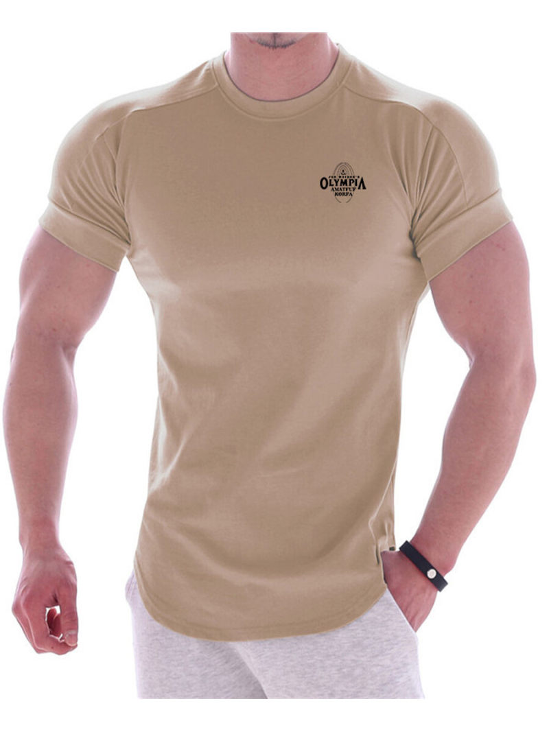 Running Breathe T-shirt With Printed On Back