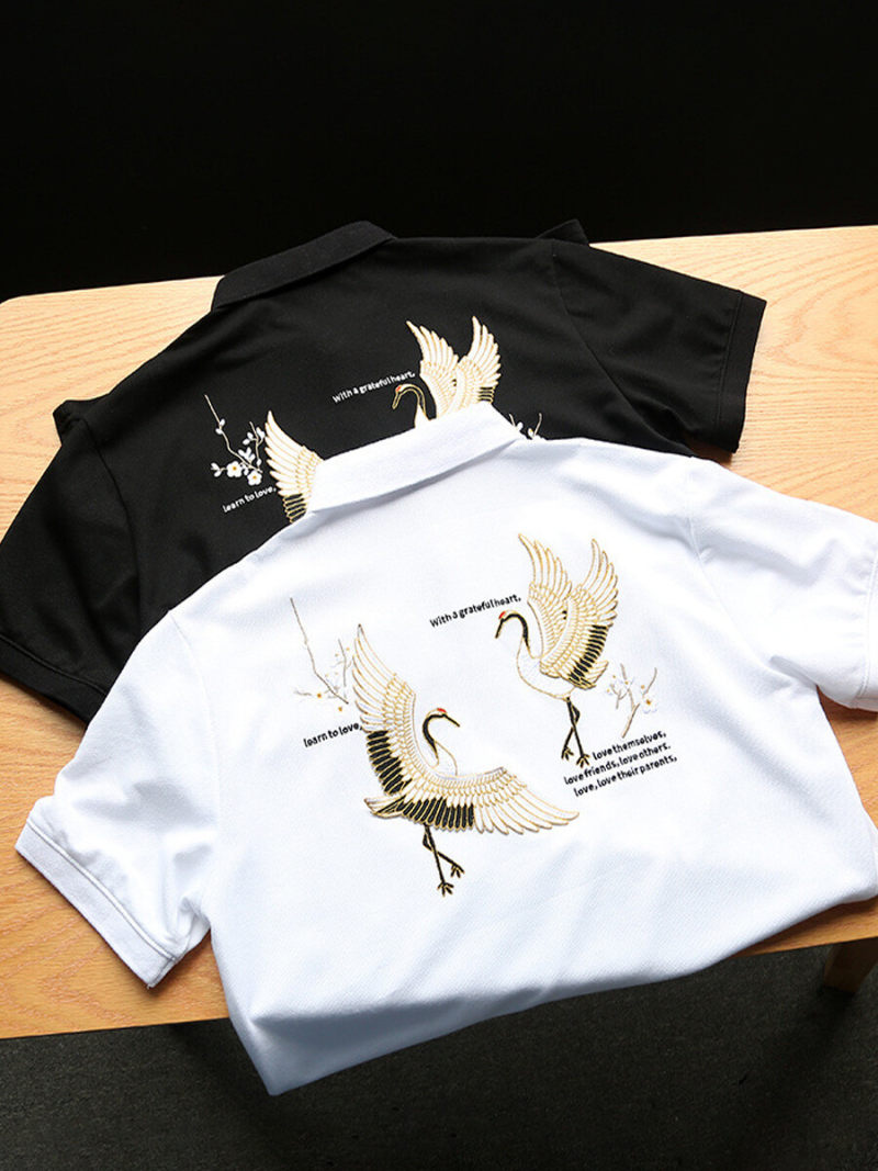 Polo With Printed on Back