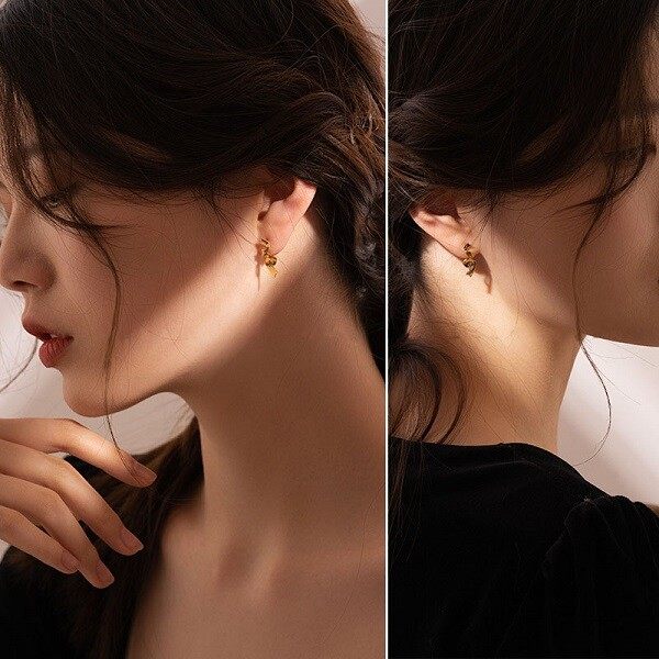 S925 18K earrings