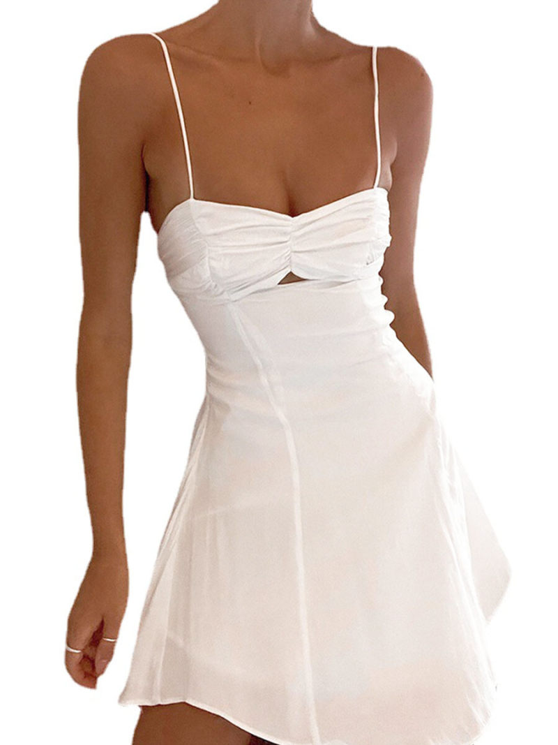 Ruched Chest Mini Cami Dress