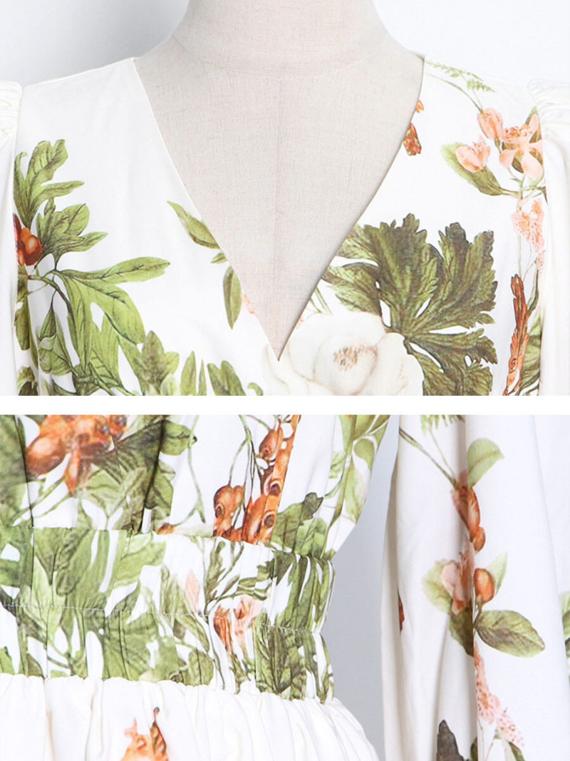 Allover Floral  Maxi  Dress