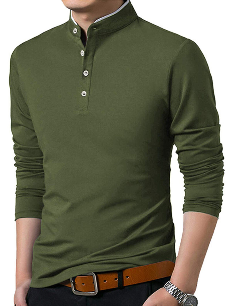 Polo Ralph Lauren white tipped long sleeve pique polo