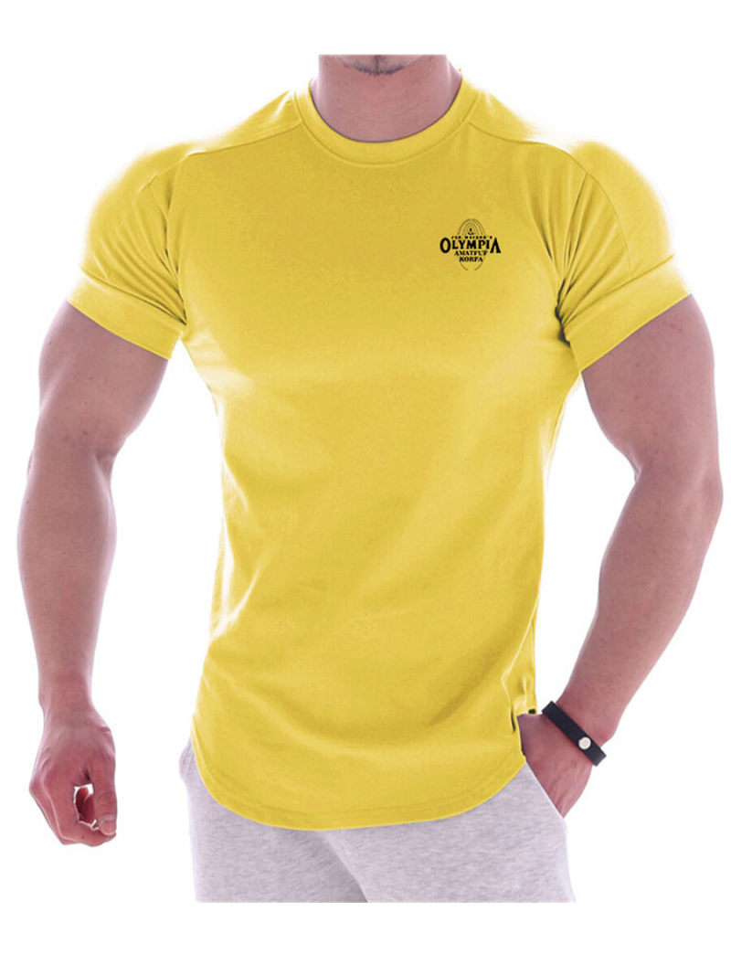 Running Breathe T-shirt With Printed On Back