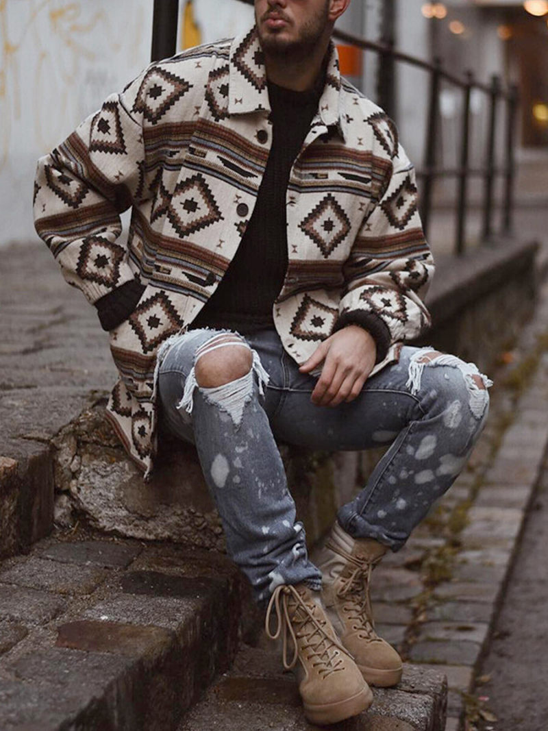 Oversize Jacket In Mulit