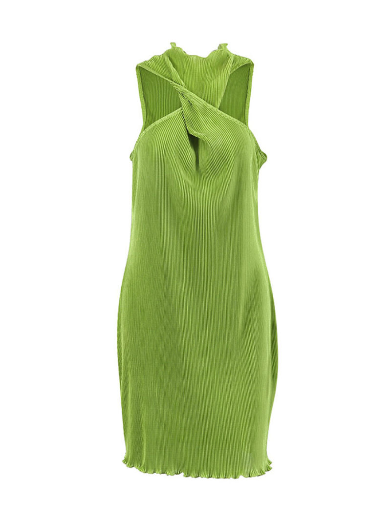 Halter Neck Bodycon Mini Dress