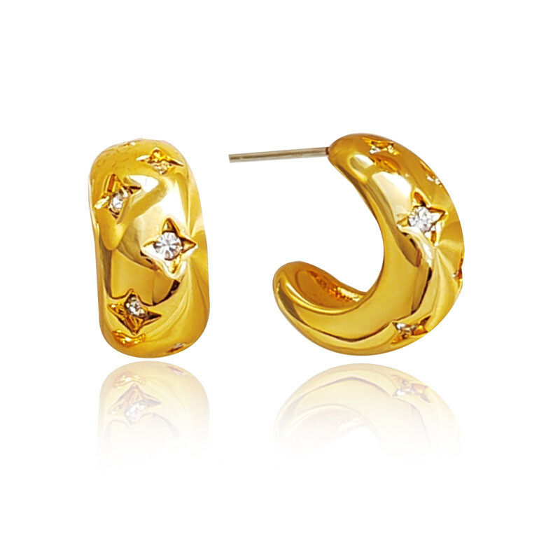 Dextera hoop earrings