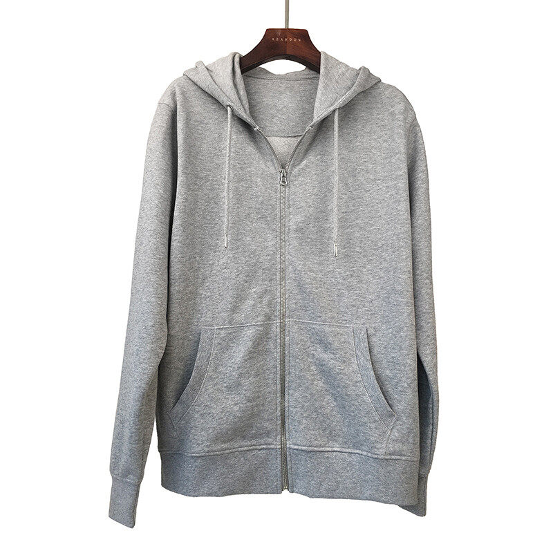 Oversize Hoodie With Zipper Sweat Jacket