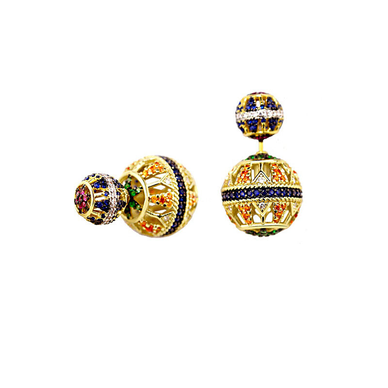 S925  18K stud earrings