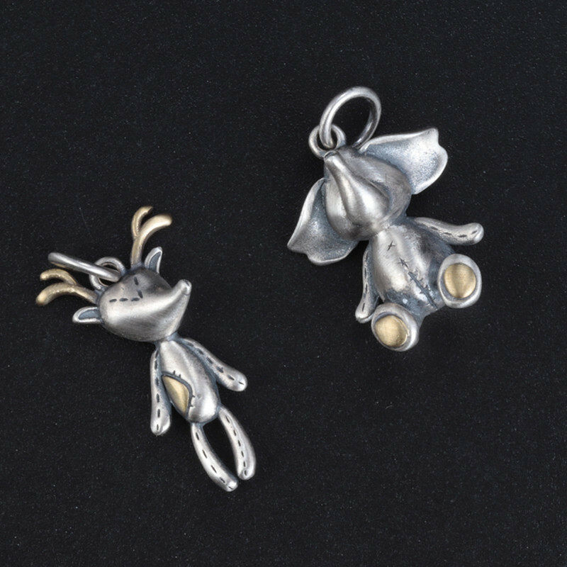 S925 fawn pendant