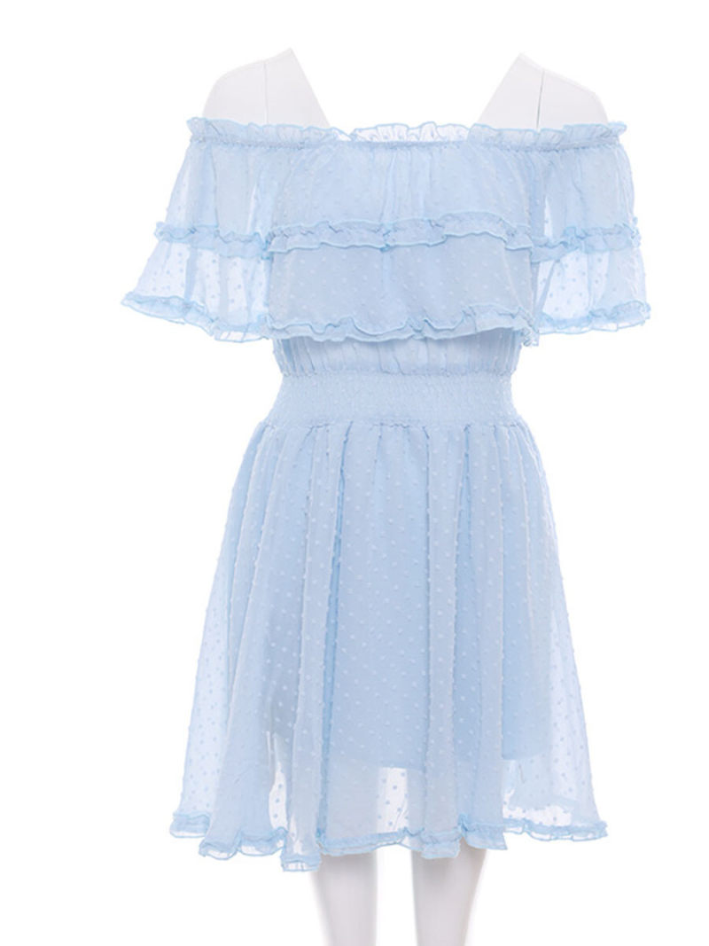 Off Shoulder Smoke Dress