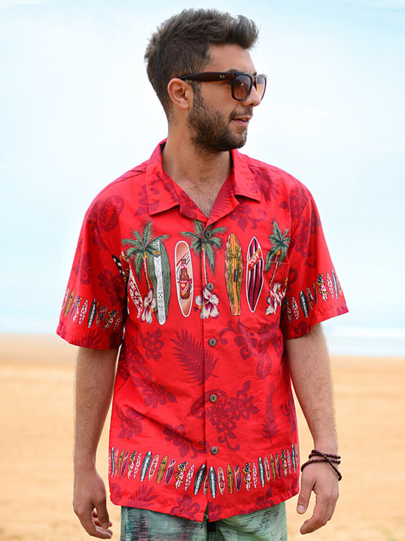 Camper Revere Collar Shirt In Mulit  Print