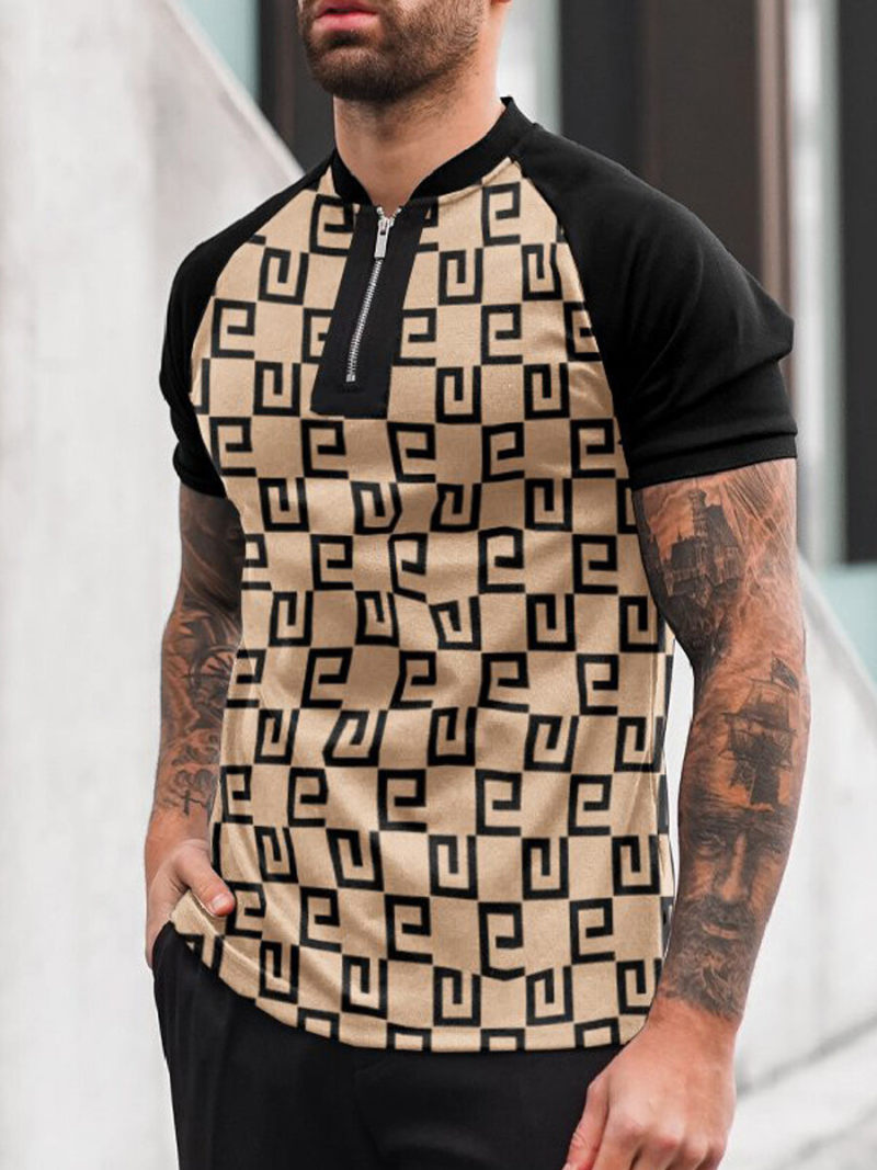 Polo With Printed on Front And Back