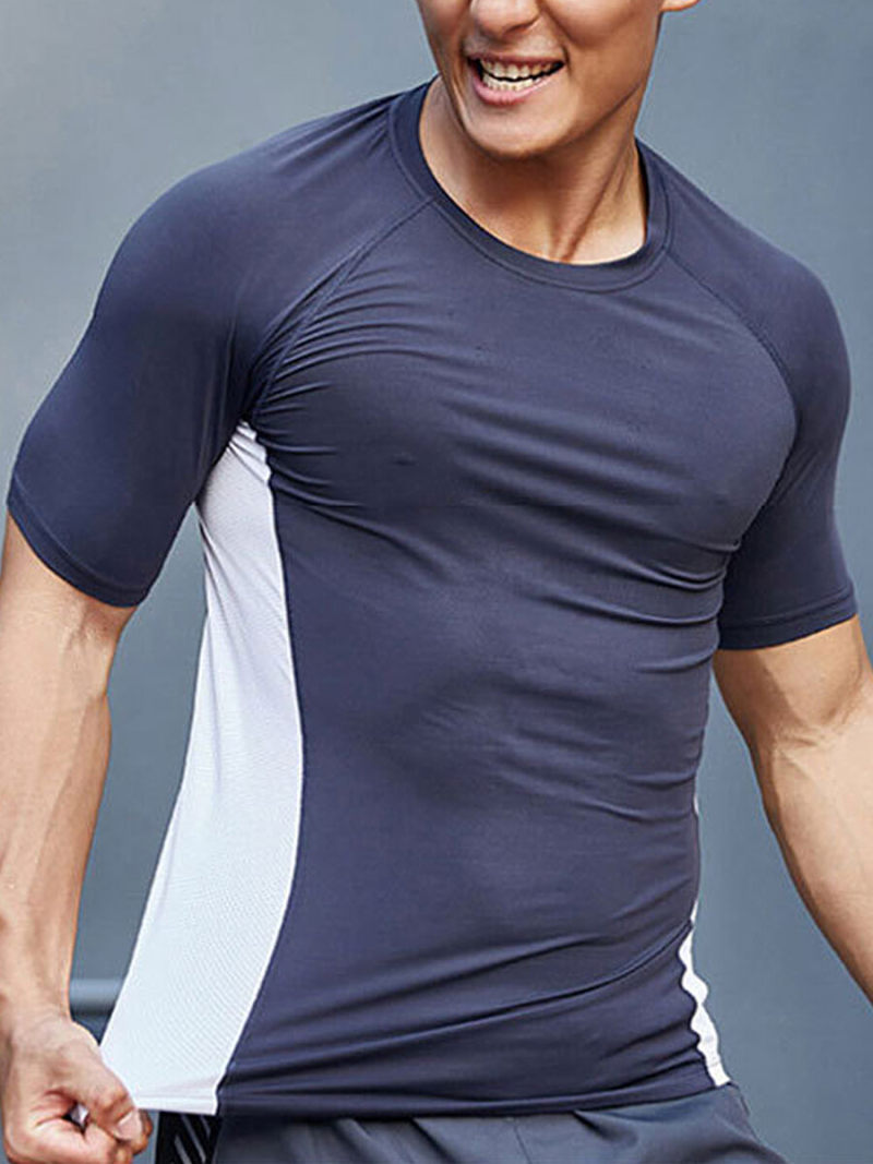 Fit Running Breathe T-shirt With Quick Dry