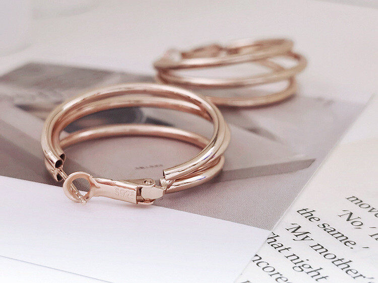 Open hoop  s925 earrings