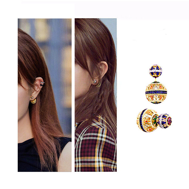 S925  18K stud earrings