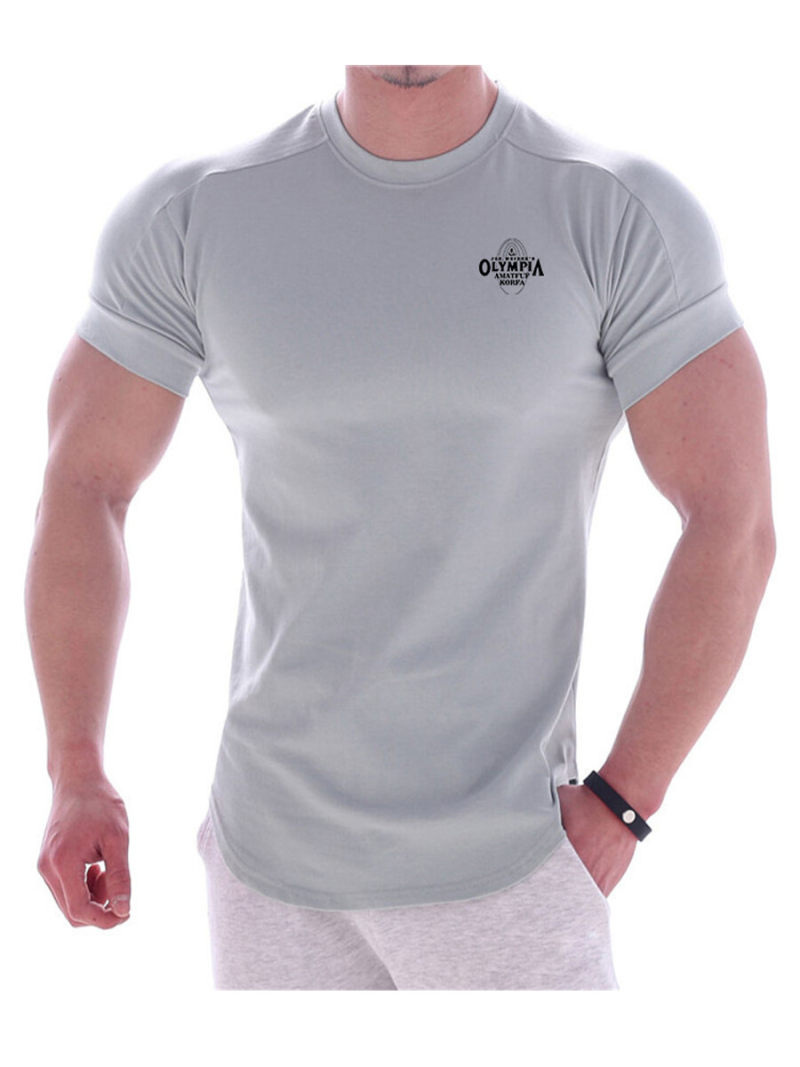 Running Breathe T-shirt With Printed On Back