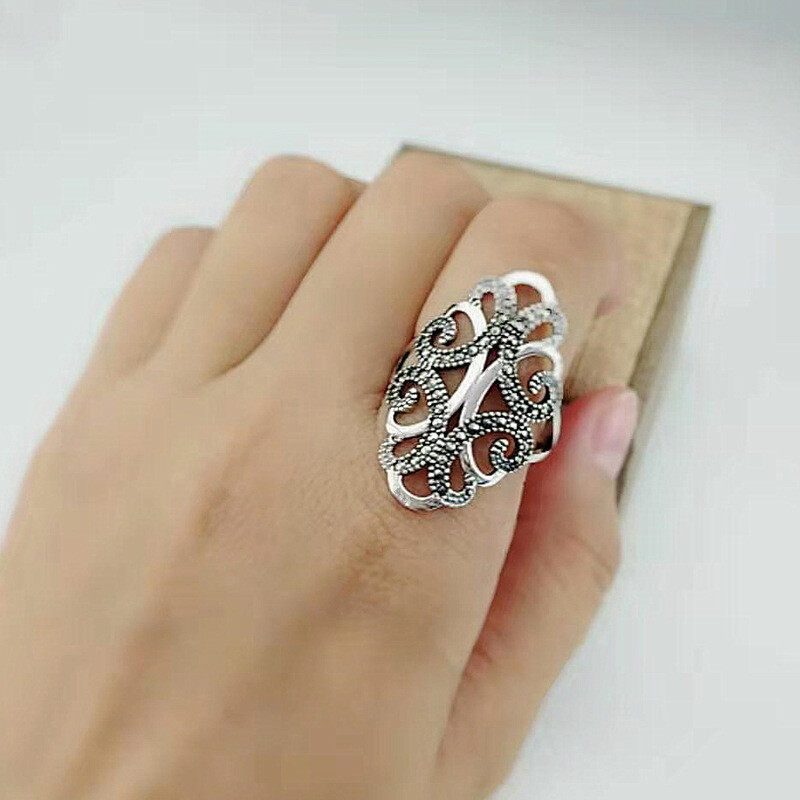 Butterfly shaped rings s925