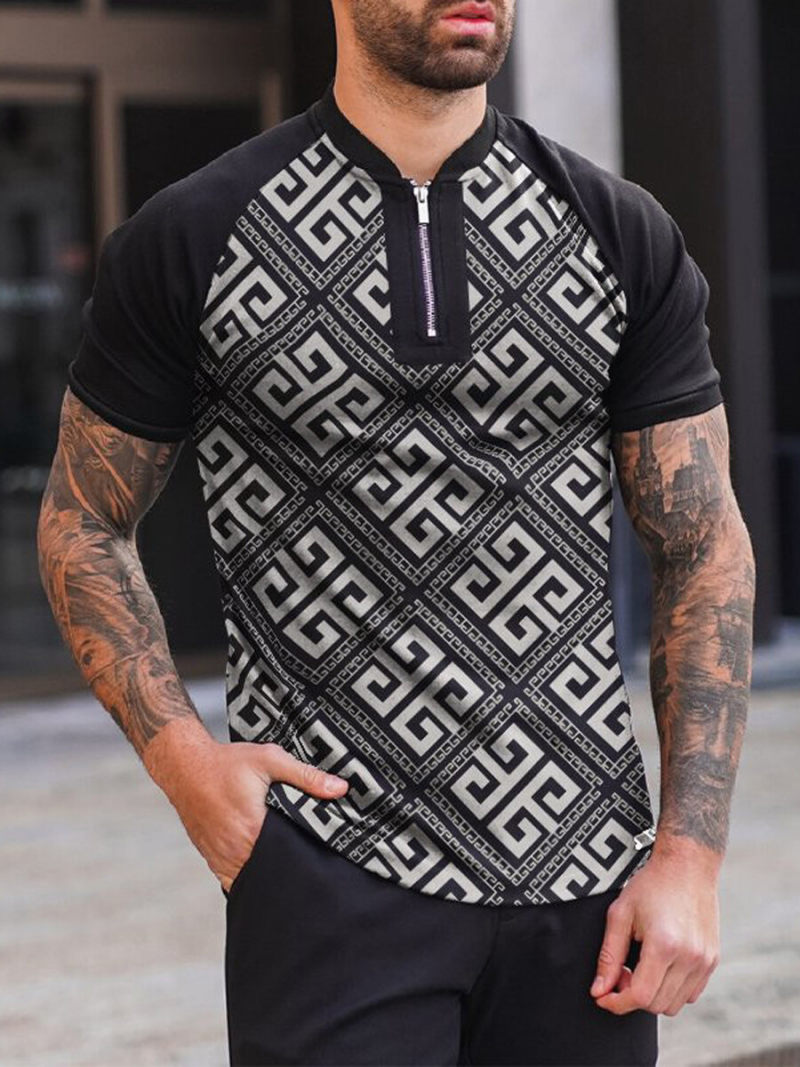 Polo With Printed on Front And Back