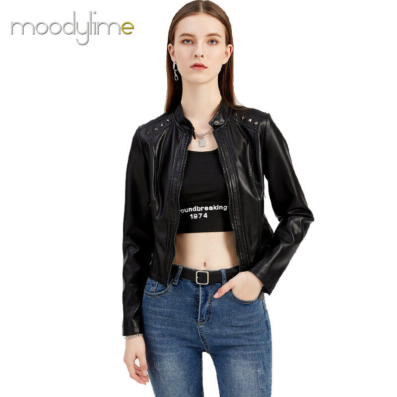 Originals Tall Beppe leather  Biker jacket