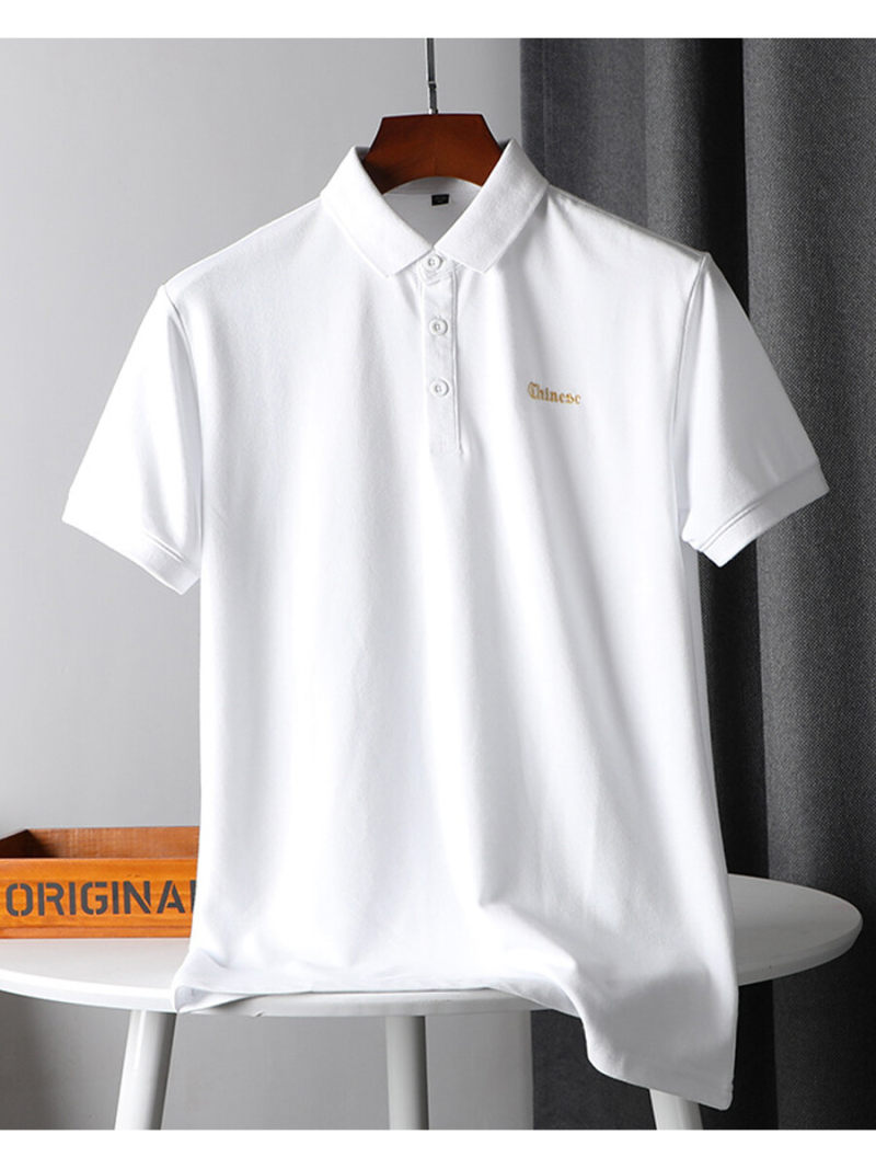 Polo With Printed on Back