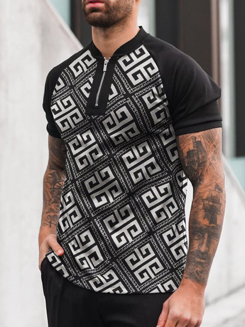 Polo With Printed on Front And Back