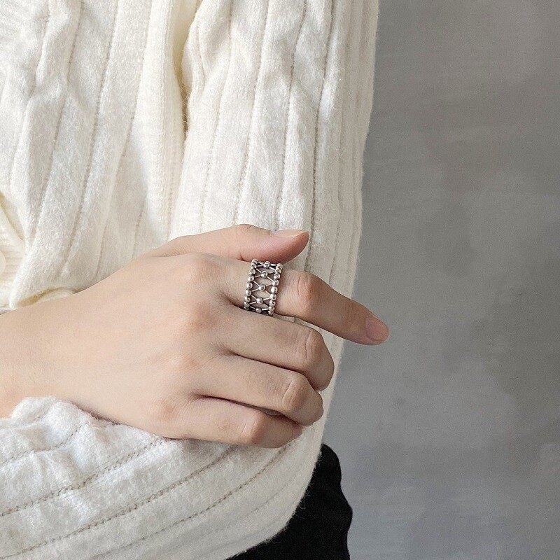 Simple wide  rings s925