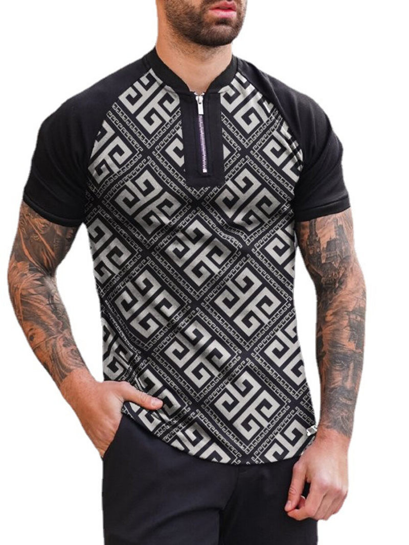 Polo With Printed on Front And Back