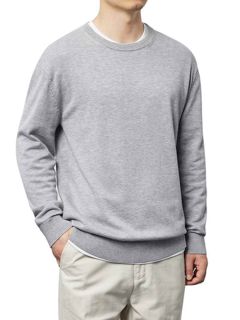 Topman Long Sleeve Knitted Crew Neck  Jumper