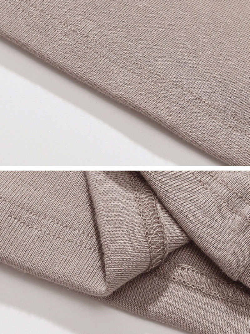 Hollow out hanging neck long sleeve T-shirt