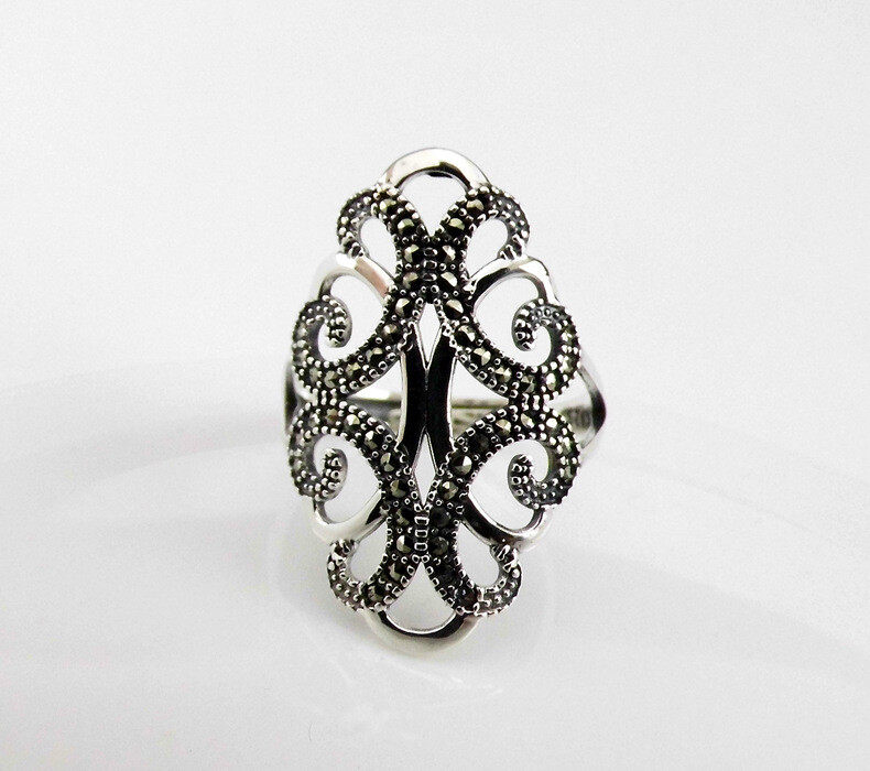 Butterfly shaped rings s925